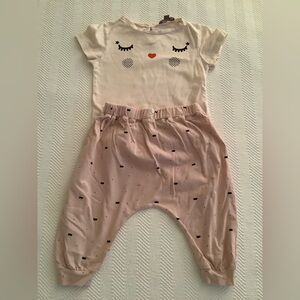 T-shirt and pant set “Emile et Ida”